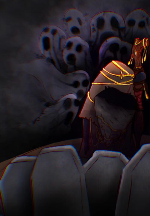 Cardgame Illustration of Ortomnia the Cardgame